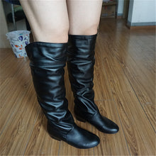 Asumer Plus size 2017 new arrive Mid-Calf Women Boots Black White Brown flat heels half boots spring autumn shoes