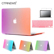 CTRINEWS Rainbow Matte Case For Apple Macbook Air 13 Case Air 11 Pro 13 Retina 12 13 15 Laptop Bag For MacBook Pro 13 Case