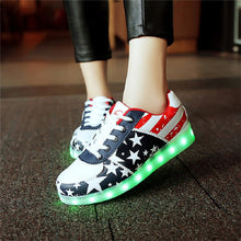 Led Luminous Shoes for Adults Women USB Led Light Up Shoes Glowing Chaussure Tenis Led Femme Flashing Lights Men Casual Shoes