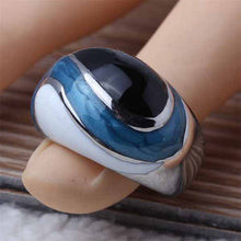 Top Quality Stainless Steel Multi-Color Enamel Women's Cocktail Finger Rings Charm Nice Fashion Jewelry New 2016 Size 6-11(A569)